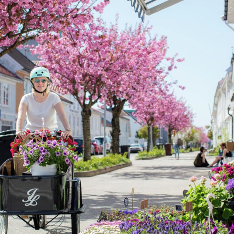 Mennesker som mingler på Kilden